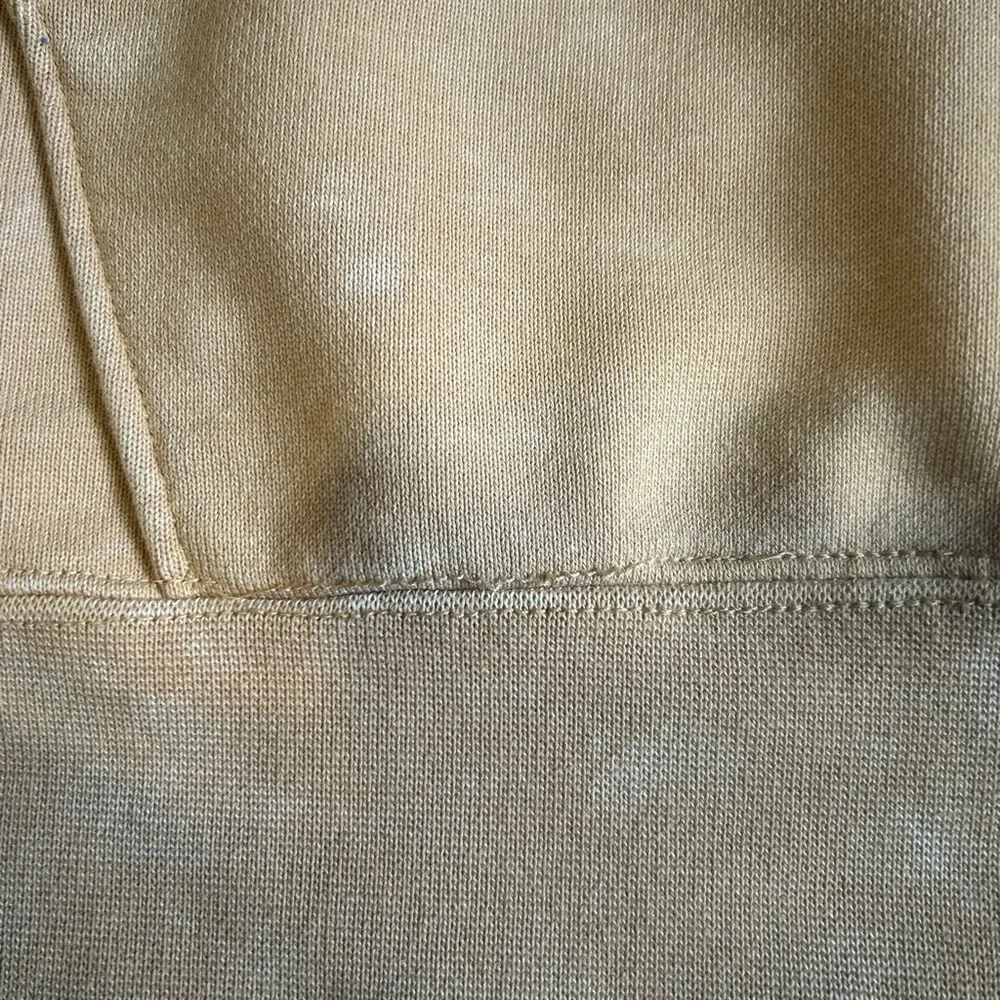 Jordan Satin Lined Hoodie Small Beige Pullover Nike Air